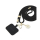 Akcesoria GSM i GPS GUESS Pasek czarny/black Nylon 4G Metal Charm